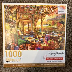 Brain Tree - Cozy Porch - 1000 Piece Puzzle 