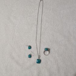 jewelry set real 925 silver look at photos 