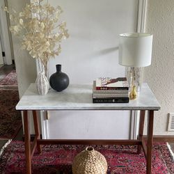 Console Table And Lamp- Recently Re-Done