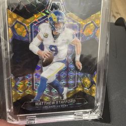 2024 Mosaic Mathew Stafford 1/8 Black Gold