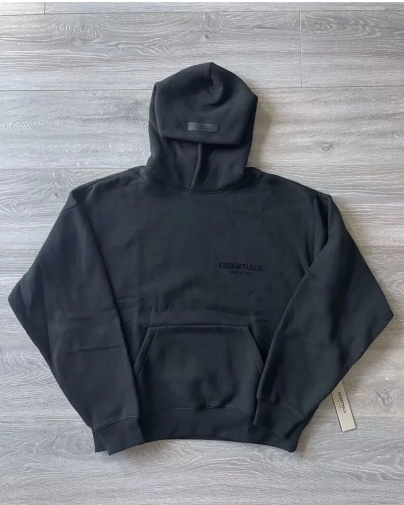 ESSENTIALS HOODIES FEAR OF GOD BLACK