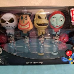 THE NIGHTMARE BEFORE CHRISTMAS Pop Ups Lollipop Tim Burton Box New In Box.