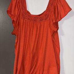 Old Navy Orange Shirt (Size XL)