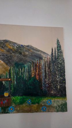 PNW inspired Acrylic Painting (Large)