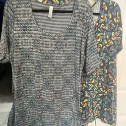 Women's Lularoe Shirts Size 3X