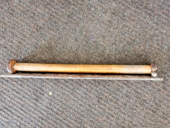 Vintage wooden towel bar