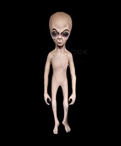 Professional Life-Sized Grey Alien Roswell Area 51 UFO Halloween Prop Decor 4’8”