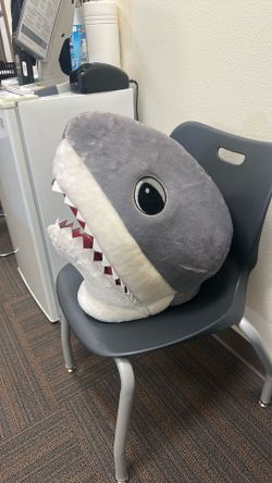 Shark head costume mask
