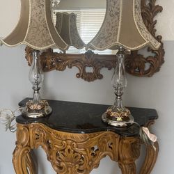 Atiguo Juego De  Lámparas 