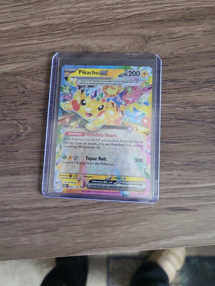 Pokémon Pikachu EX Surging Sparks 