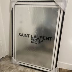 Large Saint Laurent Framed Poster – Modern Wall Art 45x33
