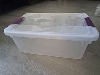Sterilite 15-Quart ClearView Latch Box Storage Tote Container