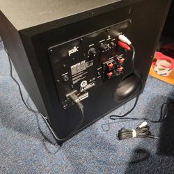 Real Deal Bass Subwoofer! Polk Monitor XT12 - Very Powerful