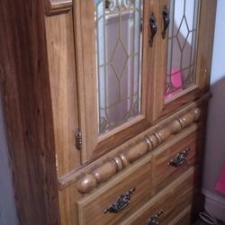 FREE Queen Size Headboard, Dresser, and Night Stand
