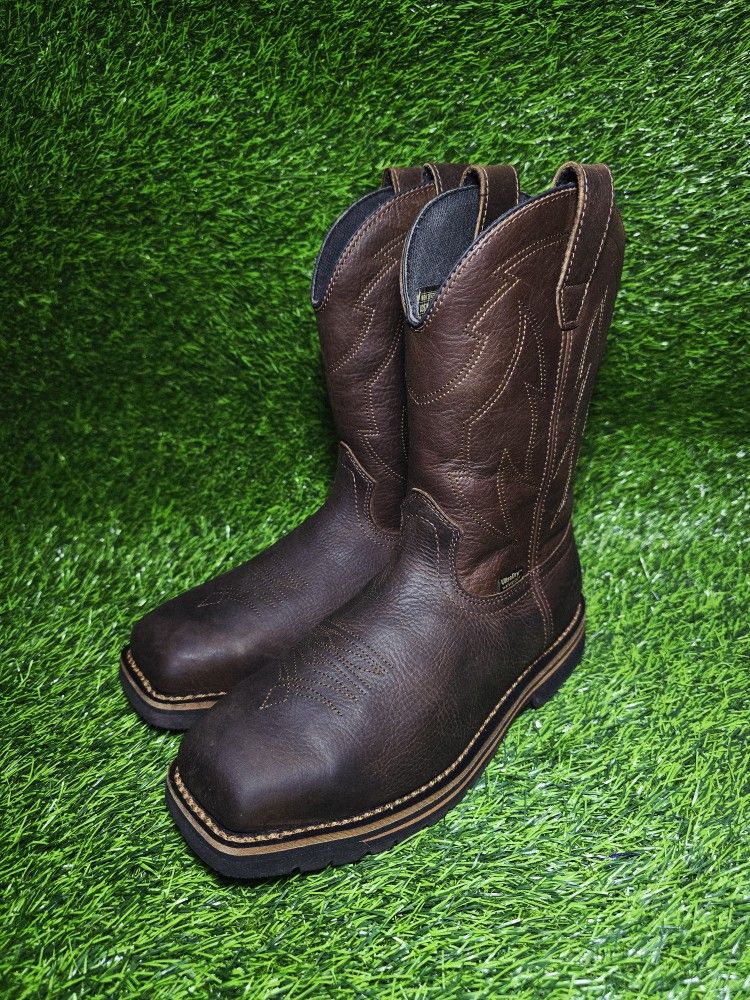 IRISH SETTER MEN'S WATERPROOF STEEL-TOE WORK BOOTS