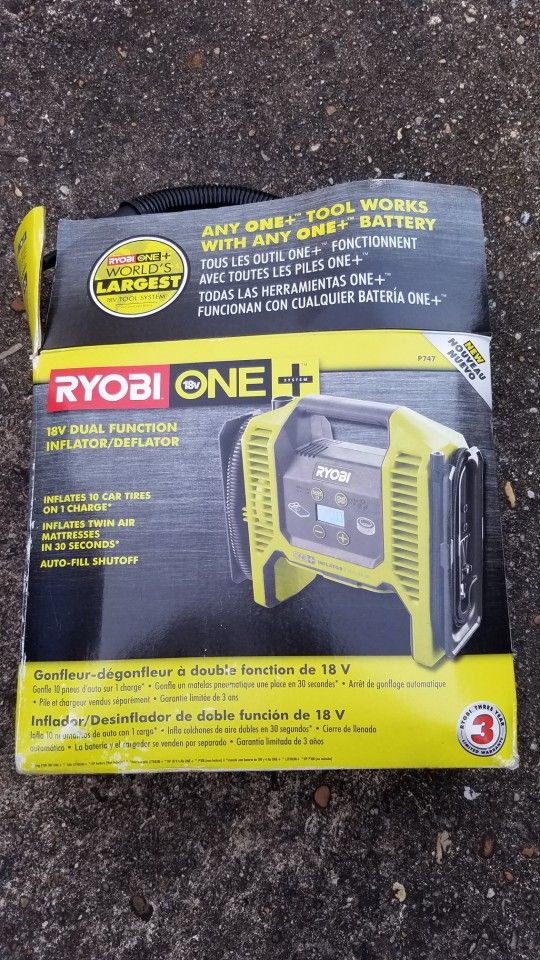 Ryobi 18v Inflator/Deflator
