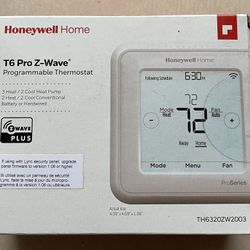 Honeywell Home T6 Pro Z-Wave Programmable Thermostat
