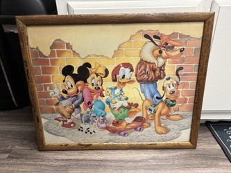 Vintage Disney Picture Frame