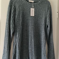 Sweater - Women’s Long Sleeve - Blue - Size L (NWT)