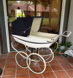 Vintage British Silver Cross Kensington Pram Stroller