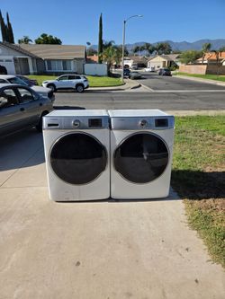 samsung washer&gas dryer (delivery available)