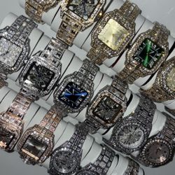 Luxury Iced Out Men’s Watch w/ Box & Papers | Meet or Ship Today