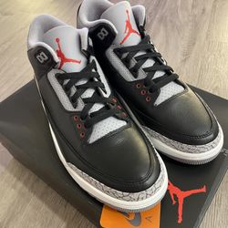 New Size 10.5 Jordan Black Cement 3