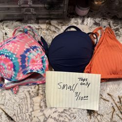 Size Small Girls Bikini Tops 