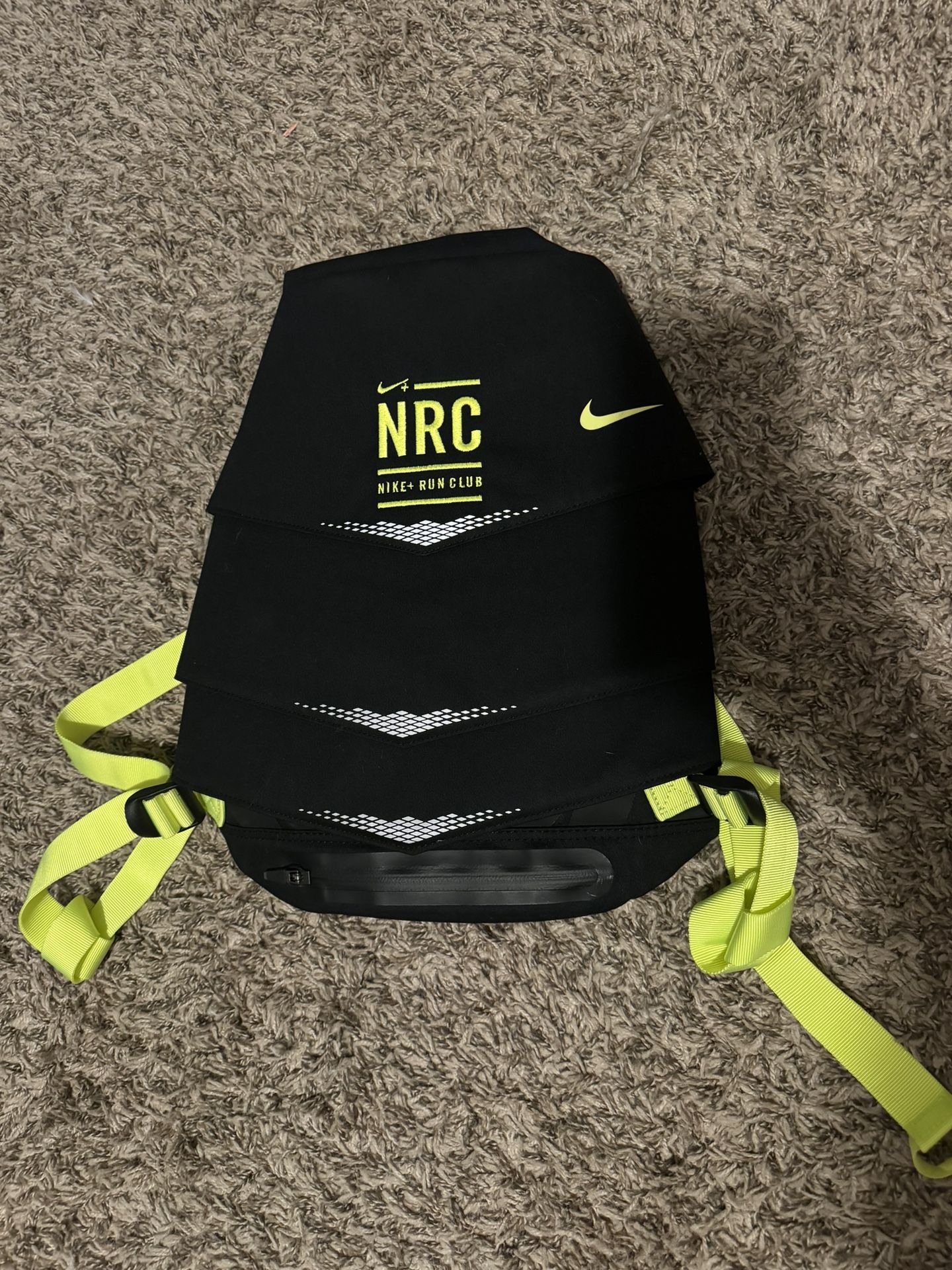 Nike Mog Bolt Black Running Backpack Gym Bag
