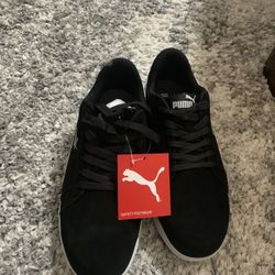 Sz. 8 Mens -  PUMA SAFETY MEN'S ICONIC SUEDE LOW SHOE - COMPOSITE TOE