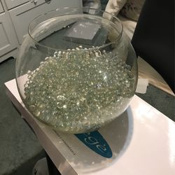 Bowl Decorative Full Of Crystals 