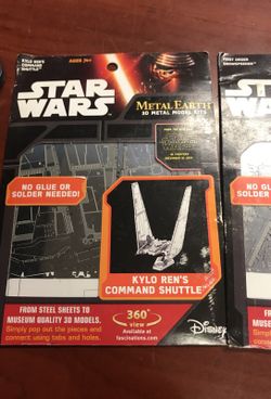 Starwars Metal Earth 3D model kits