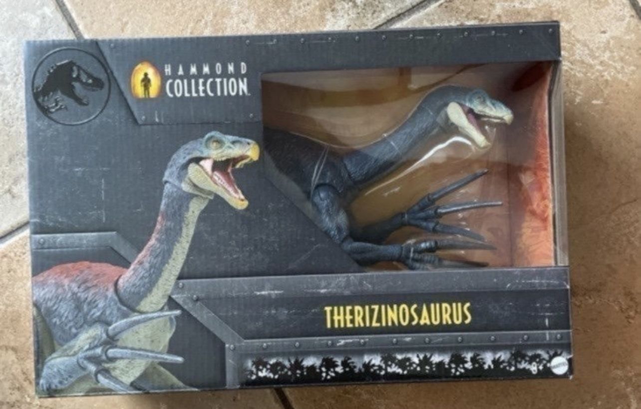 Jurassic World Park Hammond Collection Therizinosaurus Dinosaur Dominion Mattel