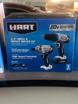 Hart 1/2 Drill & Driver Kit 
