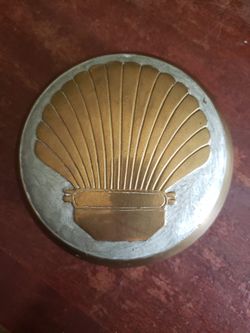 Brass Clam Shell Coaster Set