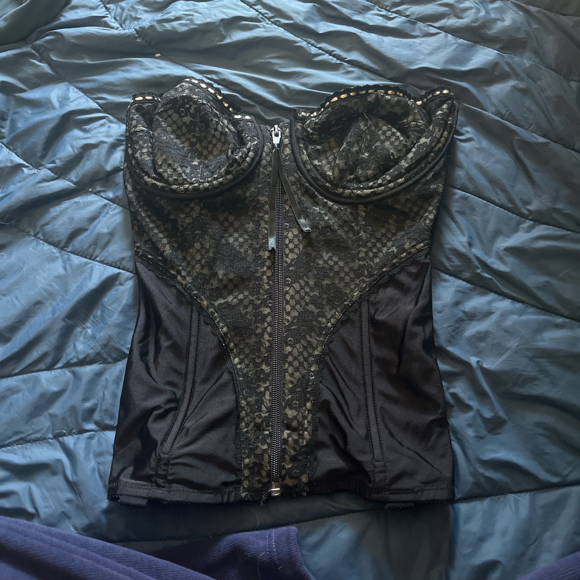 Black Lace Corset