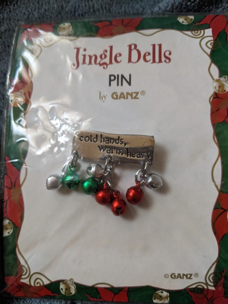 Brand New Jingle Bell Pin 