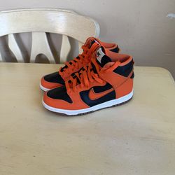 Nike Dunk GS Halloween pumpkin shoes size3.5Y
