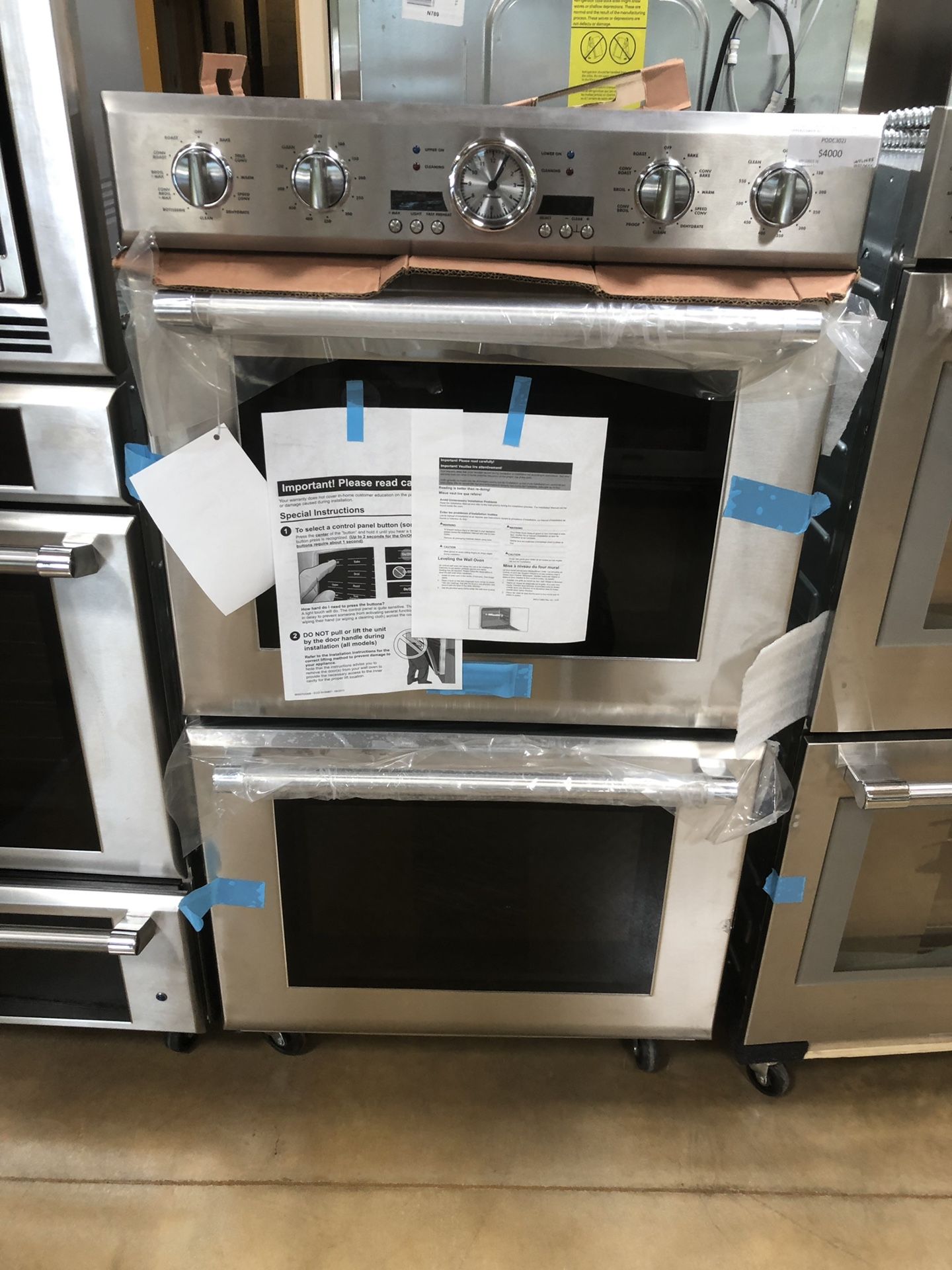Double wall oven Thermador Stainless steel PODC302J