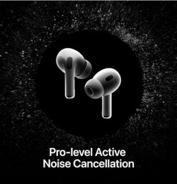 Apple AirPods Pro (2nd Generation) Wireless Ear Buds with USB-C Charging, Up to 2X More Active Noise Cancelling Bluetooth Headphones, Transparency Mod