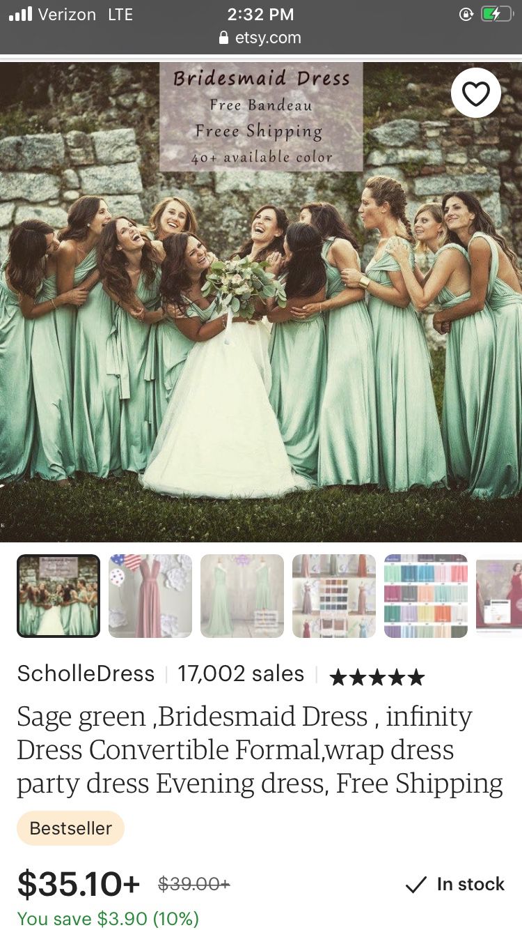 Etsy Infinity Dress (Bridesmaid)