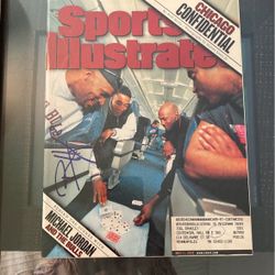 Ron Harper Bulls Signed Sports Illustrated Magazine 
