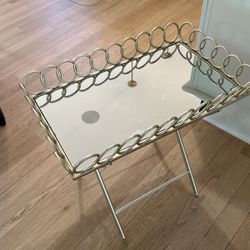 Gold Tray Table
