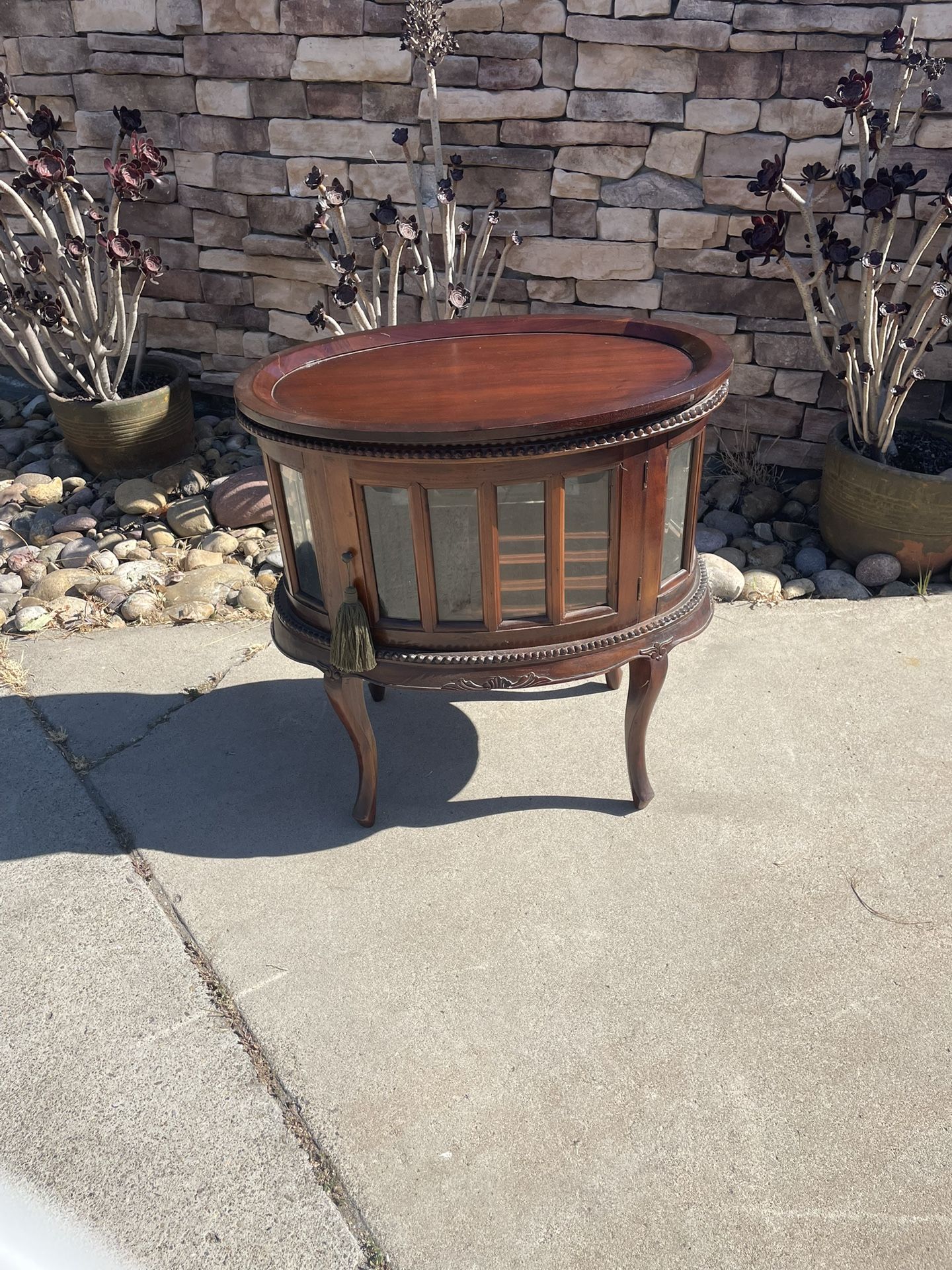Antique Accent Table/cabinet
