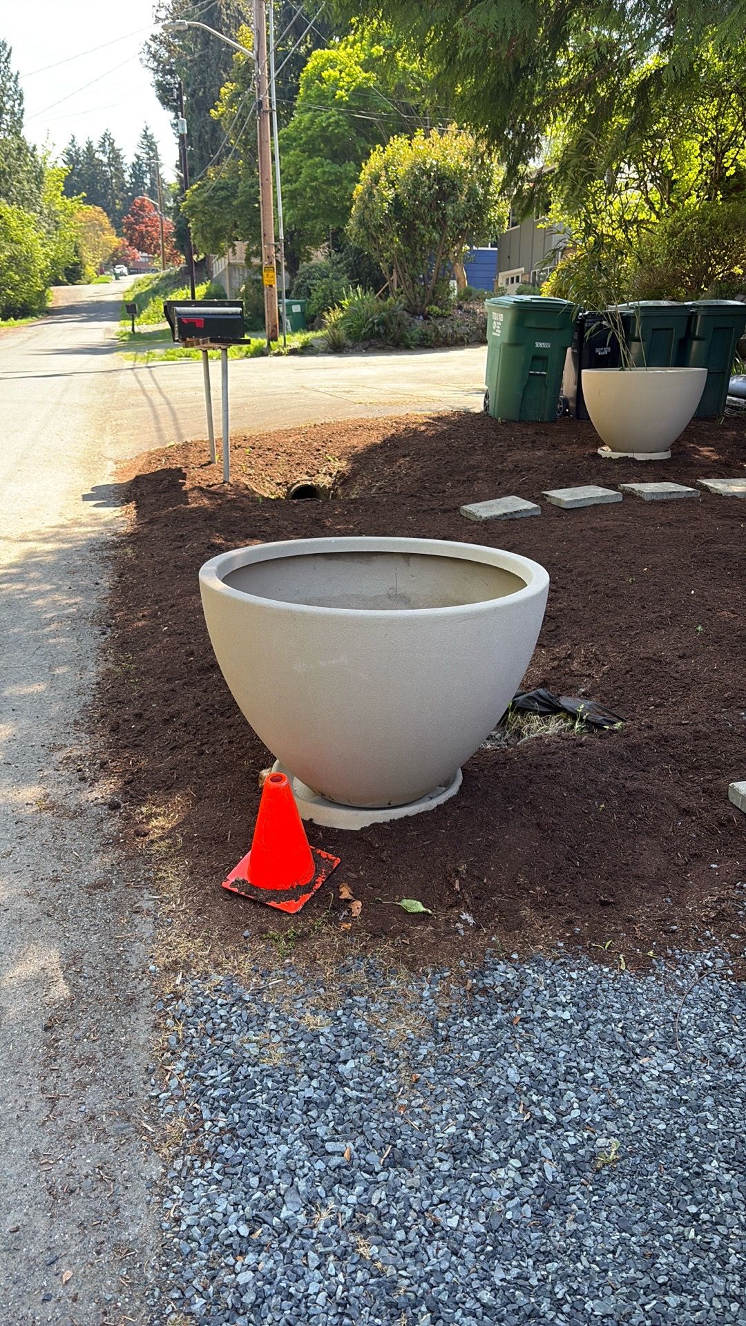 Fiberglass planters