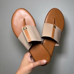 Italian Shoemakers Brown & Tan Sandals