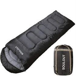 Sleeping Bag 3/4  Seasons Warm Cold Weather Lightweight Portable 