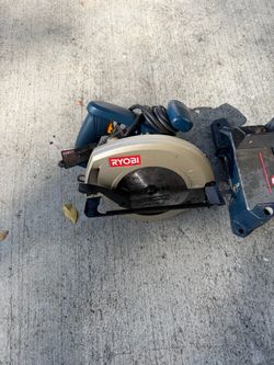 Ryobi Corded Circular Saw and miter saw