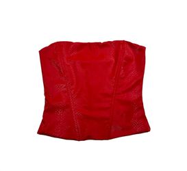 RED CORSET TOP