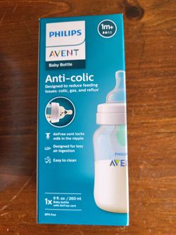 Philips Avent Anti-colic Baby Bottle, 9 OZ
